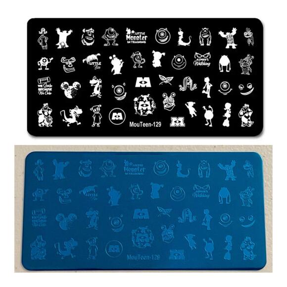 New - Monsters Inc - Nail Stamping Plate - Picture 1 of 1